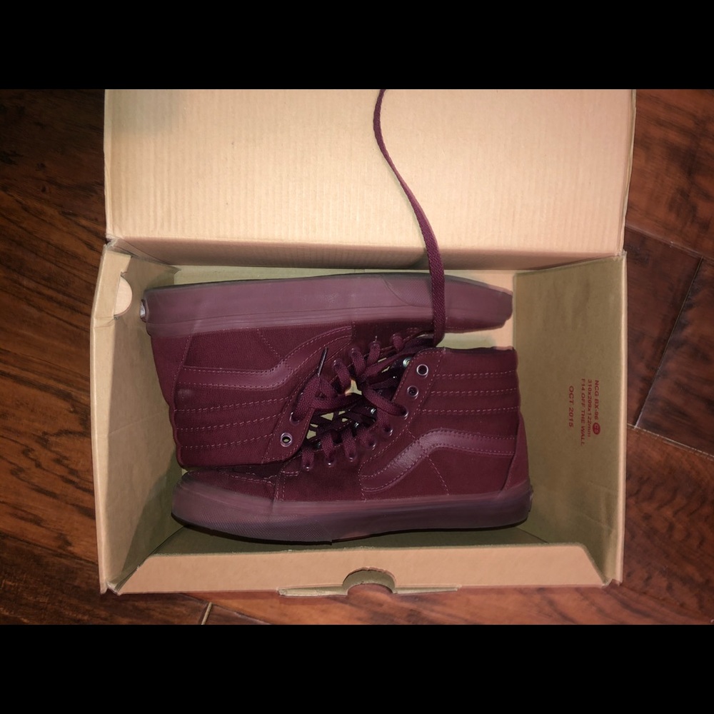 Maroon Vans